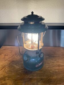 1973 COLEMAN DOUBLE MANTLE LANTERN MODEL 220F Dated 1/73 with Globe Working 海外 即決