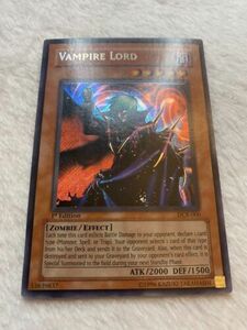 Yu-Gi-Oh! Vampire Lord [DCR-000] Secret Rare 1st Ed LP 海外 即決