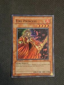 Fire Princess - LON-034 - Super Rare 1st ed Labyrinth of Nightmare Yugioh 海外 即決