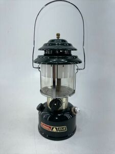 Vintage Sept 1984 Green Coleman CL2 Green Double Mantel Camping Lantern #288 海外 即決