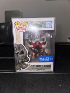 NEW Funko Pop Fallout 370 T-51 Power Armor Walmart Exclusive Nuka Cola Red White 海外 即決