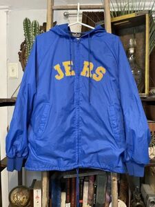 Vintage 90’s Jers Board Shop So. Cal Blue Full Zip Hooded Jacket USA Made Sz Lg 海外 即決