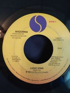 MADONNA Lucky Star / I Know It SIRE 2917インチ7インチ POP バイナル 45 7インチ" 海外 即決