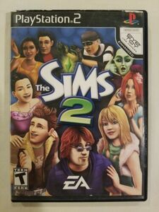 Sims 2 (Sony PlayStation 2, 2005) BLACK LABEL Complete & Tested FREE S/H 海外 即決