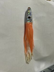 Albacore Tuna Lure Offshore Saltwater Resin Heads /bullet Heads 3pcs Clear/Orang 海外 即決