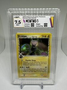 MEWTWO 24/110 REVERSE HOLO EX HOLON PHANTOMS ポケモン HGA 7.5 海外 即決