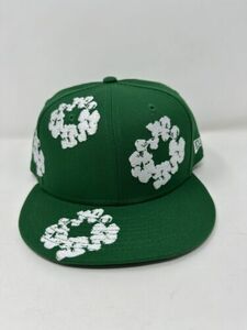 Denim Tears New Era Green Fitted Hat Size 7 1/4 COMPLEXCON 2023 Brand New 海外 即決