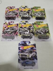 Hot Wheels Camouflage 7 Car Set 2019 Nissan Camino Camaro Ford Shelby Gt500 海外 即決