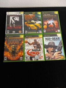 XBoX Games Lot Bundle 6 Games.Pre Owned 海外 即決