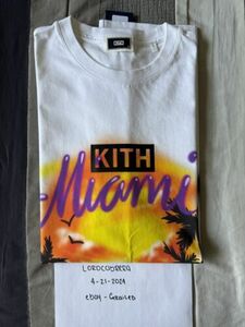 KITH Miami Design District Airbrush Grand Opening Exclusive Tee - Size Medium 海外 即決