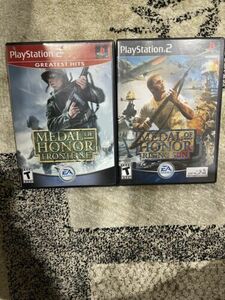 Medal Of Honor Rising Sun And Medal Of Honor Frontline Ps2. TESTED.COMPLETE 海外 即決