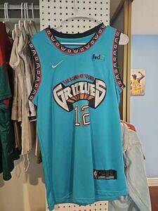 Grizzlies Ja Morant #12 throwback jersey Adult Size M 海外 即決