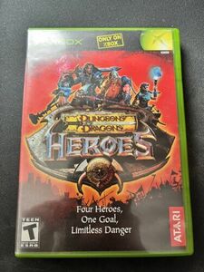 Dungeons & Dragons Heroes (Original Microsoft Xbox, 2003) Great Disc! Not Tested 海外 即決