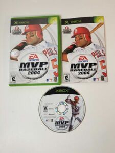 MVP Baseball 2004 (Microsoft Xbox, 2004) Complete w/ Manual - Tested Working 海外 即決