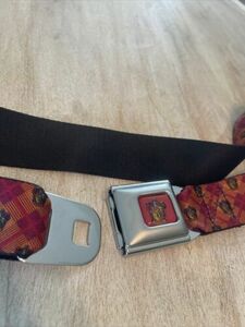 Harry Potter GRYFENDER Crest Red/Black Seatbelt Adjustable Belt Size 24”-36” 海外 即決