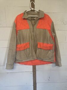 VTG Saftbak Canvas Field Coat Hunting Jacket Patchwork Color Block Size Large 海外 即決