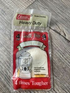 Coleman Gold Top Mantles Heavy Duty Model 21A104G - Pack of 4 - Vintage 1990's 海外 即決