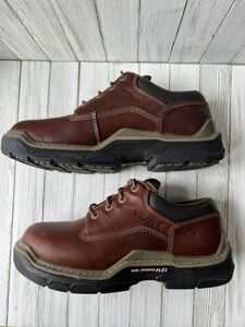 Wolverine レザー Men Raider DuraShocks Work Shoe Athletic 27.5cm(US9.5) EW 海外 即決