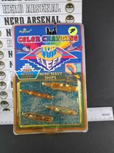 Imperial Toy Color Changing Top Fleet mini navy ships 1989 海外 即決