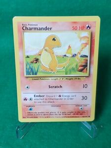 ポケモン TCG Charmander Base Set 46/102 Regular 1st Edition Common 海外 即決