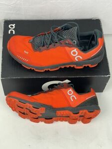 ON Men's Cloud Cloudventure Peak ランニング Shoes, Red-オレンジ/gray 27.5cm(US9.5) 新品 海外 即決