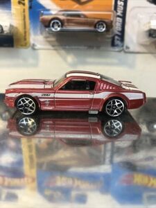 Hot Wheels ‘65 Mustang Fastback 289 Red White Stripes 1:64 海外 即決