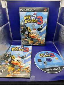 Ape Escape 3 (Sony PlayStation 2, 2006) CIB 海外 即決