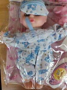 HF CREATION ''KATHY BABY DOLL PLAY SET'' BABY BOY WITH TOY, BOTTLE AND LOTION#2 海外 即決