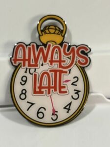 Disney Parks Alice In Wonderland White Rabbit Im Late Pocket watch Magnet 海外 即決