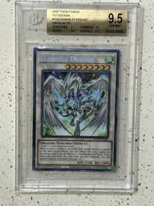 2020 YuGiOh! Stardust Dragon 1st Ed Collector's Rare TOCH-EN050 BGS 9.5 Graded 海外 即決