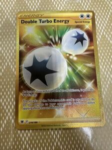 ポケモン Double Turbo Energy Astral Radiance 216/189 Secret Rare 海外 即決