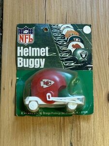 Kansas City Chiefs NFL Mini Plastic Gumball Football Helmet Buggy Cart Car 海外 即決