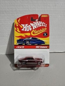 E1 2004 Hot Wheels CLASSICS SERIES 1 1967 CAMARO RED SPECTRAFLAME T8 海外 即決