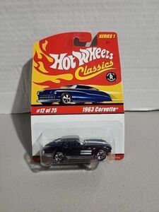 E1 2004 Hot Wheels Classics Series 1 1963 Chevy Corvette Spectraflame T8 海外 即決