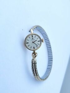 Vintage Solid 14k Ladies Omega Watch, Not Running 海外 即決