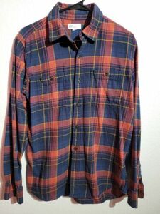 Gap Long Sleeve Flannel Button Down Shirt Size Small Vintage Fall Colors Retro 海外 即決