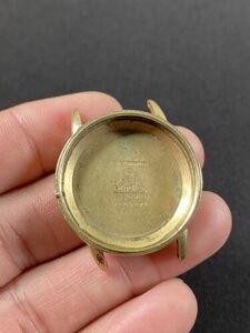 Omega 14K Yellow Gold Filled 32mm F6212 W204274 Men's Watch Case Only - Parts 海外 即決