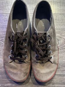 Keen ブラウン レザー Lace Up Oxford Low Sneaker Shoes Ted Trim Men's US 10.5 海外 即決