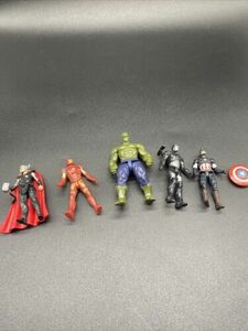 Avenger All Stars Lot 2015 Mini 2.75” Lot Of 5 Iron Man Thor Hulk 海外 即決