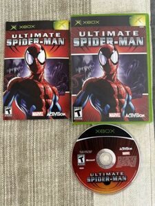 Ultimate Spider-Man (Xbox, 2005) Complete w/ Manual & Tested - Great Condition! 海外 即決