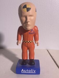 AUTOLIV BOBBLEHEAD VINTAGE CRASH TEST DUMMY DUMMY FIGURE Rare NYSE ALV 海外 即決