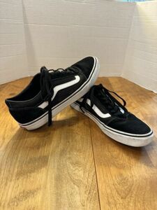 バンズ Men’s Old Skool, ブラック Canvas ブラック スエード Skate Shoes, 29cm(US11)M 海外 即決