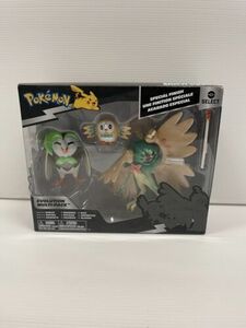 Pokmon Select Evolution Multipack Rowlet/Dartrix/Decidueye Action Figure Set 海外 即決