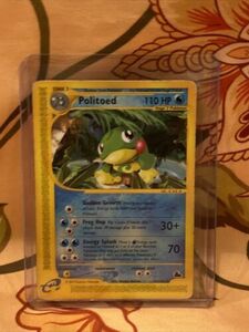 Vintage ポケモン TCG Politoed (25) - Skyridge (SK) Normal Trading Card Rare 海外 即決