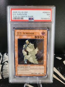 D.D. Survivor, TLM-EN023, Ultimate Rare!! PSA 7, Yugioh Card!! 海外 即決