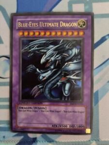 Yugioh Blue-Eyes Ultimate Dragon JMP-EN005 Holo Rare Limited Edition LP 海外 即決