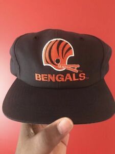 Cincinnati Bengals Starter vintage helmet logo snapback hat 海外 即決