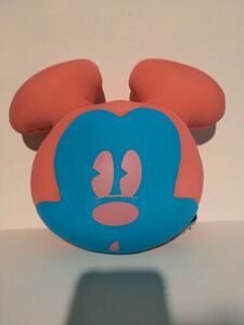 Mickey Mouse Leblon-Delienne Neon Pink Blue Beanbag Plush 9.5" 海外 即決