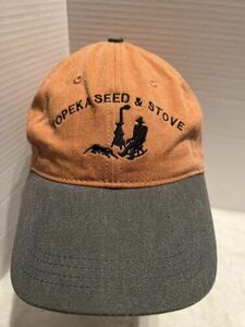 Authentic Pigment Hat Topeka Seed & Stove 100 % Pigment-Dyed Cotton Baseball Cap 海外 即決