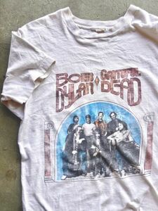 grateful dead Bob Dylan shirt vintage 1987 海外 即決